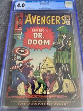 Avengers cgc 4.0 for sale  North Little Rock