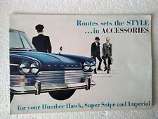 Rootes accessories humber for sale  Shipping to Ireland