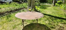 Round folding table for sale  Cutchogue