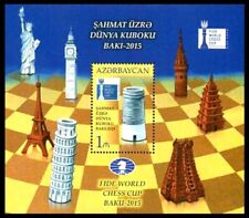 Azerbaijão 2015 * Copa do Mundo de Xadrez FIDE * Baku * Bloco * MNH comprar usado  Enviando para Brazil