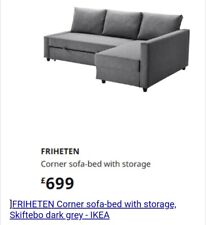 Ikea grey corner for sale  CANNOCK