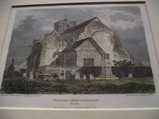 Coloured engraving waltham for sale  RINGWOOD
