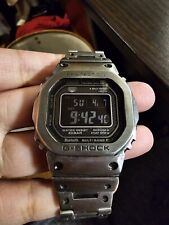 Used, Casio Men's Black Watch - GMW-B5000GD-1JF Custom Frosted Steel Cyber Truck Look for sale  Shipping to South Africa