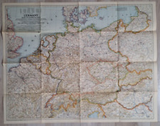 National Geographic Map of Germany....(July, 1944)., używany na sprzedaż  PL