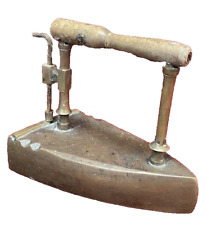 Usado, Antiga caixa de lesma de latão ferro triste cabo de madeira carvão comprar usado  Enviando para Brazil
