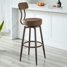 Used, Bar Stools with Grooved Back Set of 2 in Chocolate Brown 24 or 29 Inch XINZHUO for sale  Shipping to South Africa