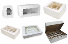 White cupcake boxes for sale  CHELTENHAM