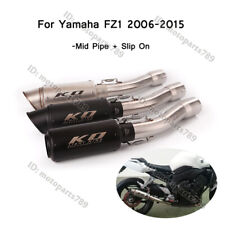 Silenciadores deslizantes de escape de tubo medio 51 mm para sistema de escape Yamaha FZ1 2006-2015 segunda mano  Embacar hacia Argentina