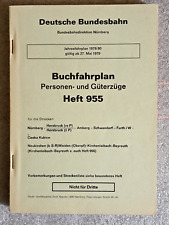 Buchfahrplan heft 955 gebraucht kaufen  Gosenbach,-Eiserfeld