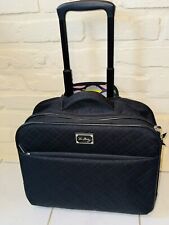 Maleta rodante acolchada negra usada 1x Time Vera Bradley 17x14 equipaje de mano, usado segunda mano  Embacar hacia Argentina