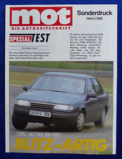 Opel Vectra 2.0i GLS - Test - Sonderdruck mot Heft 2/1989, usado comprar usado  Enviando para Brazil