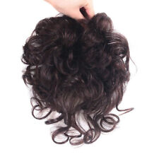 Usado, Clipe de cabelo humano feminino longo encaracolado toupee em apliques cauda estendida comprar usado  Enviando para Brazil