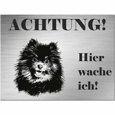Pomeranian schild bedruckt gebraucht kaufen  Deutschland