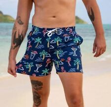 Bermuda de natação Chubbies Classic 5,5 pol The Neon Lights azul masculina tamanho 2XL comprar usado  Enviando para Brazil