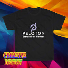 Used, New Shirt PELOTON Exercise Bike Workout Logo Men's Black T-Shirt Size S to 5XL for sale  Shipping to South Africa