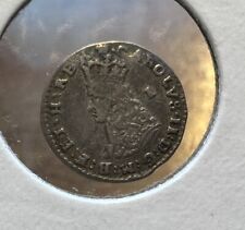 1662 - 1670 Moneda inglesa auténtica centavo de plata molida rey Carlos II segunda mano  Embacar hacia Argentina