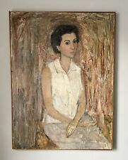 Portrait woman oil for sale  Berwyn