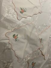 Vintage embroidered serviettes for sale  HUDDERSFIELD