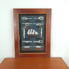 Framed nautical knots for sale  LONDON