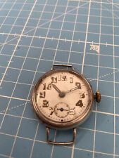 Silver trench watch for sale  Shipping to Ireland