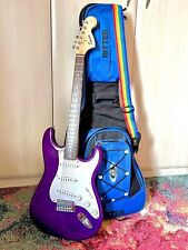 Squier Stratocaster 2001 Electric Guitar Galactic Purple with Ritter Gigbag for sale  Shipping to South Africa