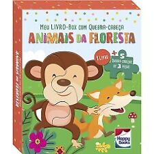 Meu LIVRO-Box com Quebra-cabeça: Animais da Floresta em Português comprar usado  Brasil 