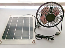 Ventilador de panel solar pequeño. Bueno para cables USB de escritorio, camping y caminar incluidos segunda mano  Embacar hacia Argentina