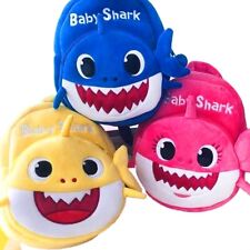 Usado, Mochila de felpa de dibujos animados 3D para niños pequeños Baby Shark  segunda mano  Embacar hacia Argentina