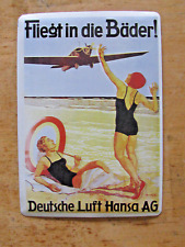Lufthansa werbung plakat gebraucht kaufen  Toitenwinkel,-Gehlsdorf