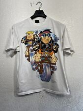 Motocicleta Fred & Barney 1993 Flintones Vintage DOP puntada única apretada XL segunda mano  Embacar hacia Argentina