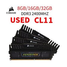 Lote de memória AB para PC desktop Corsair Vengeance 32GB 16GB 8GB DDR3 OC 2400MHz 2133Mhz comprar usado  Enviando para Brazil