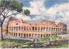 Roma colosseo illustratore usato  Isola Vicentina