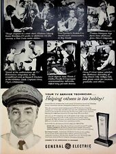 1958 GE General Electric TV Technician All-American Awards anúncio impresso vintage comprar usado  Enviando para Brazil