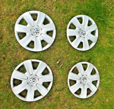 Polo silver hubcaps for sale  GLASGOW