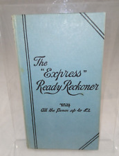 Express ready reckoner for sale  TETBURY