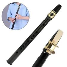 Mini Pocket Saxophone C Key Sax Woodwind Instrument with Carrying Bag Black GX comprar usado  Enviando para Brazil