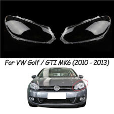Par de tampa de lente transparente farol para VW Golf GTI MK6 2009 2010 2011 2012 comprar usado  Enviando para Brazil