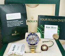 Usado, Caixa de papéis Rolex ouro 18kt e SS Submariner ardósia serti diamante 16613 SANT BLANC comprar usado  Enviando para Brazil