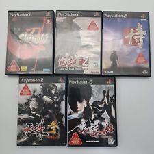 Sony PlayStation 2 PS2 Lote de 5 Tenchu 3 Kurenai Shinobi Samurai CIB Testado comprar usado  Enviando para Brazil