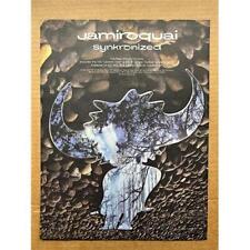 Jamiroquai synkronized poster for sale  CHESTERFIELD