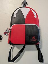 Mini Mochila Usada Exclusiva Loungefly DC Comics Harley Quinn GameStop, usado comprar usado  Enviando para Brazil