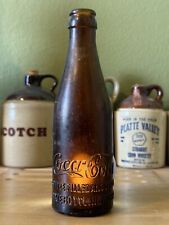 Rare Antique Coca Cola Bottle Dixie Bottling Works Amber Brown Straight Side for sale  Shipping to South Africa