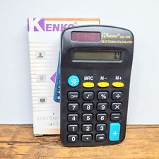2007 - Kenko KK-402, bolsillo 8 dígitos calculadora solar electrónica. Problema de pantalla*, usado segunda mano  Embacar hacia Argentina