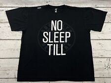 Usado, Camiseta de basquete masculina dupla face Brooklyn Nets "No Sleep Till" NBA Unk - G comprar usado  Enviando para Brazil