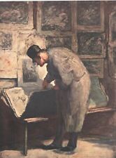 Impresión artística 1960 "The Print Collector" por Honore Daumier segunda mano  Embacar hacia Argentina