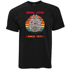 Camiseta Star Wars não oficial - 1977 retrô FALCON Rebel Scum Rebel Alliance NOVA comprar usado  Enviando para Brazil