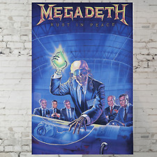 Megadeth music poster for sale  South Elgin