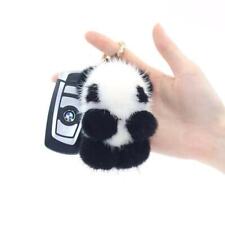 Mini 8cm real de pele Urso Panda Bola Carro Chaveiro Bolsa charme Brinquedo Boneca Presente comprar usado  Enviando para Brazil