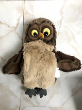 IKEA Vandring Uggla Brązowa Sowa Hand Puppet 10" Pluszowa miękka zabawka na sprzedaż  Wysyłka do Poland