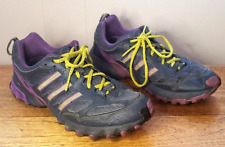 Zapatos para correr Adidas Kanadia TR para mujer talla 10 gris púrpura segunda mano  Embacar hacia Argentina